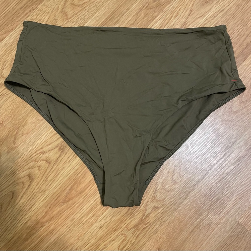 Everlane High Rise Bottoms Beech Green XL